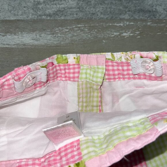 Janie and Jack Quilted Patchwork Bermuda Shorts Size 3T - Picture 4 of 6